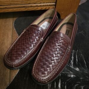 Johnston & Murphy Woven Leather Loafers NWT, Men's 11.5
